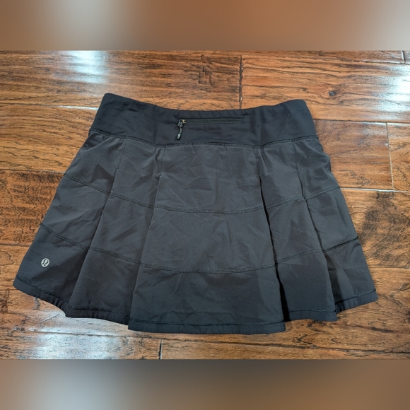 Lululemon Pace Rival Skirt Skort in Black Size 6 - Picture 2 of 8